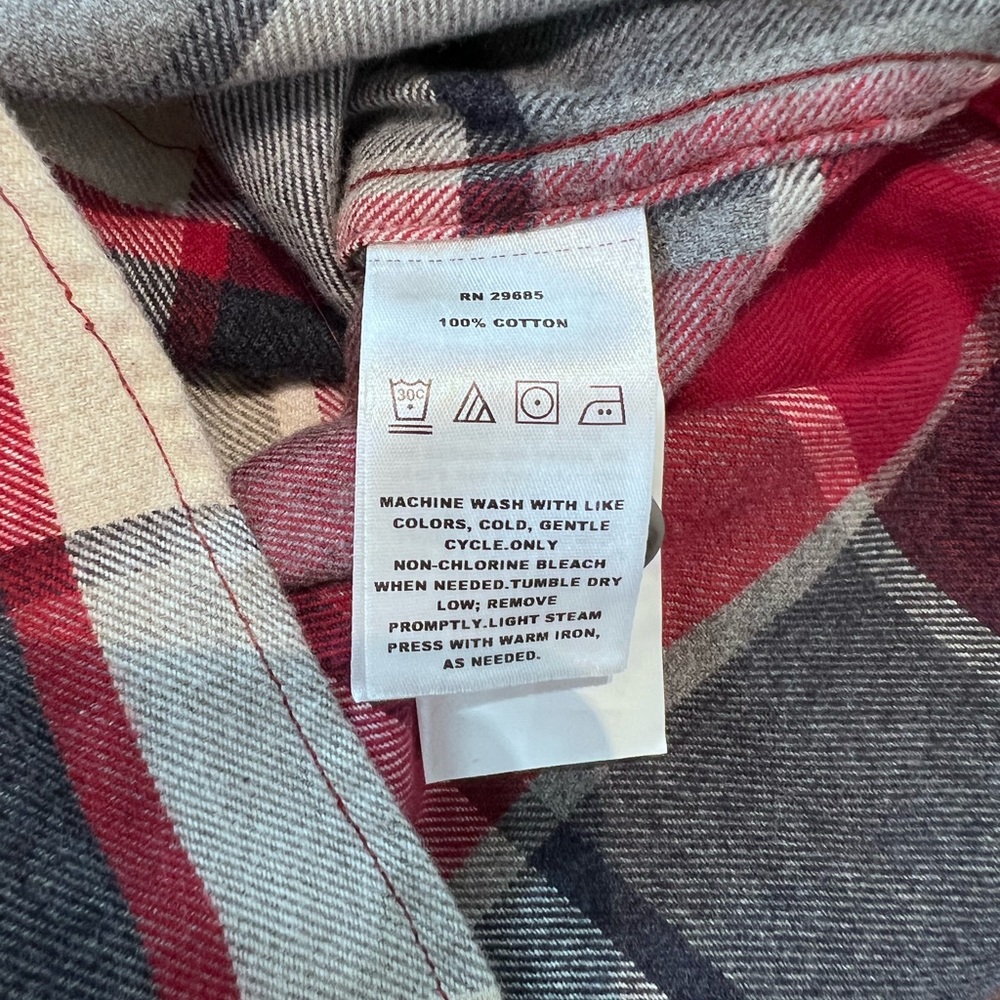 Pendleton Burnside flannel button up long sleeve shirt - Picture 10 of 13